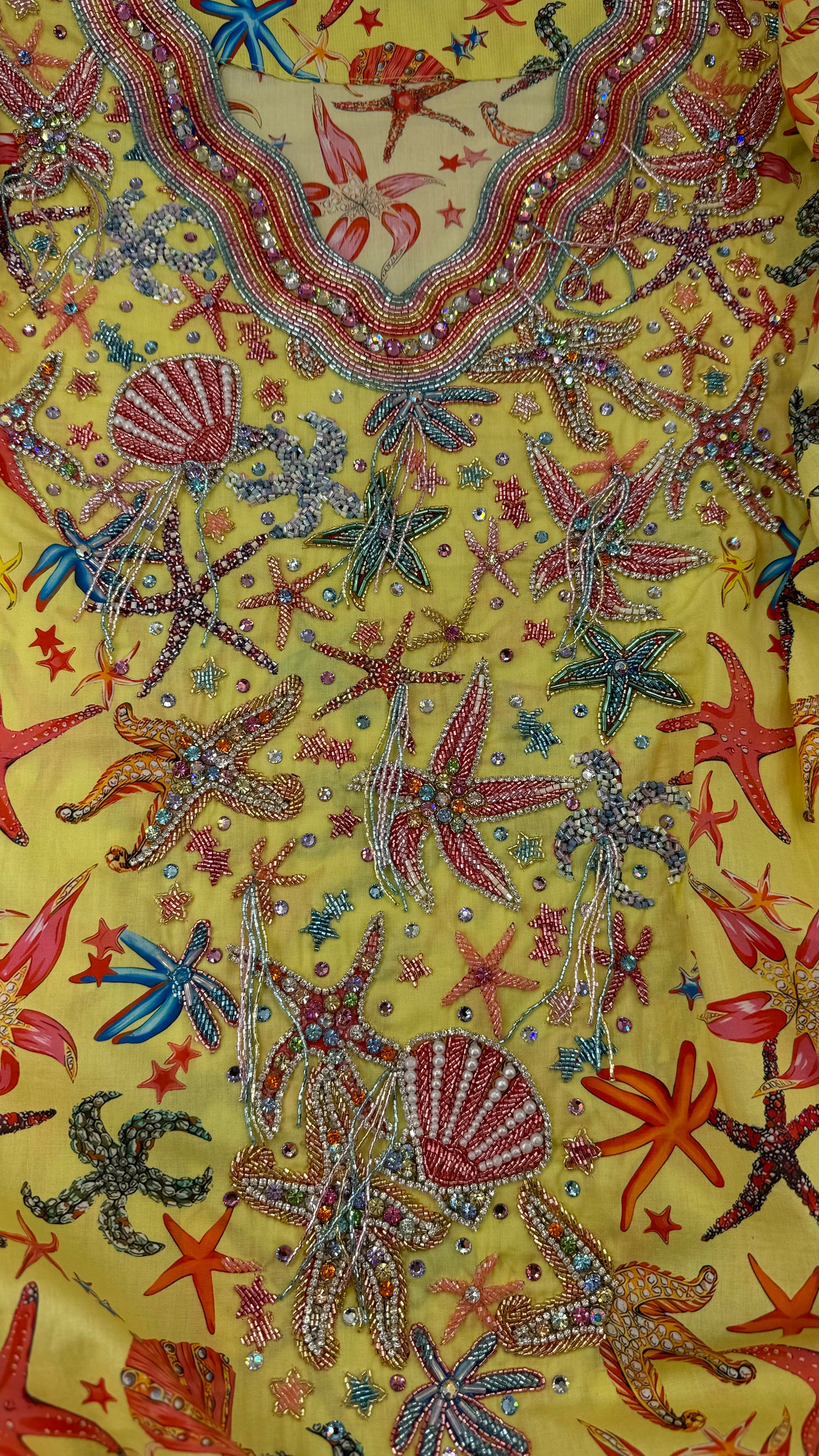 STARFISH V NECK STITCHED