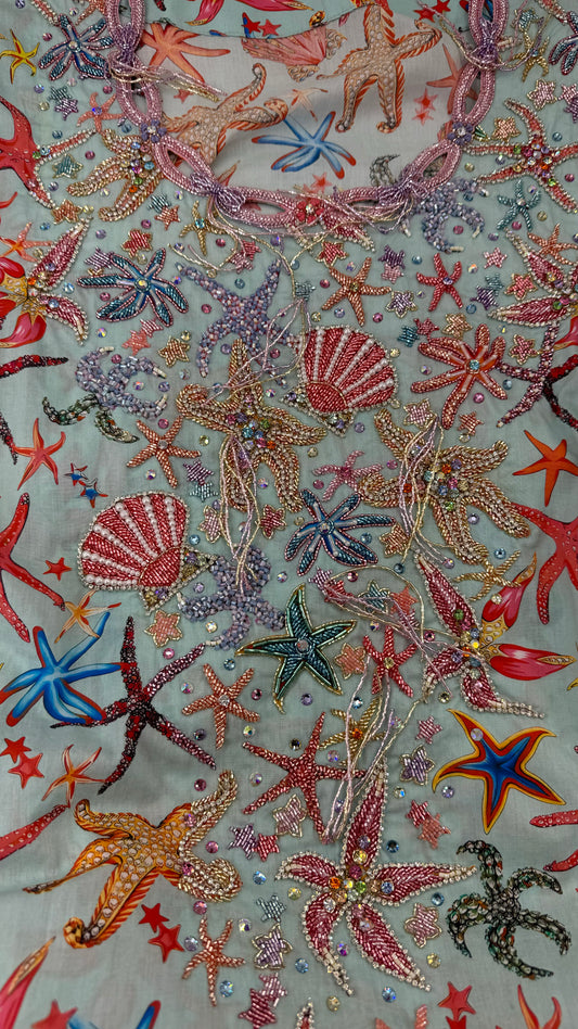 STARFISH SHIMMER STITCHED